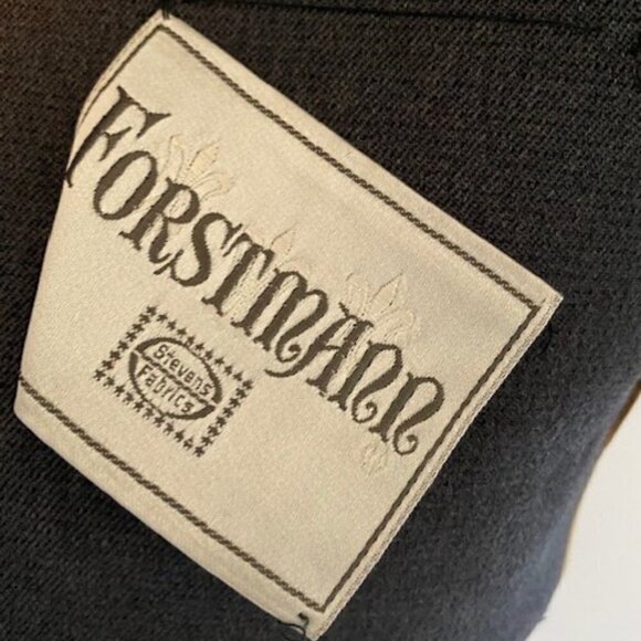 VINTAGE 60s Forstmann German Wool Gray Pea Coat Medium/Large - Picture 9 of 14